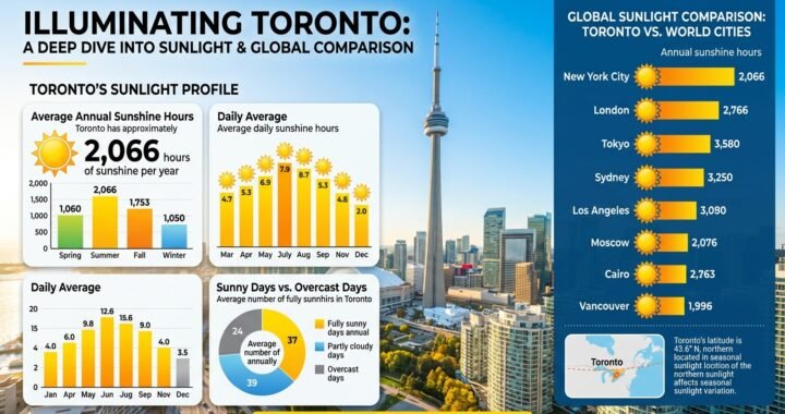lluminating Toronto: A Deep Dive into the City of Toronto’s Sunlight and a Global Comparison